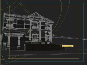 classic corner house 3D Model