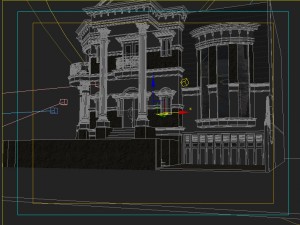 classic corner house Modèle 3D