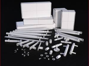 busterpunch kitchen hardware Modello 3D