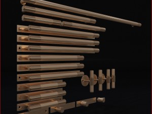 busterpunch kitchen hardware Modello 3D