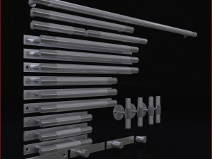 busterpunch kitchen hardware Modello 3D