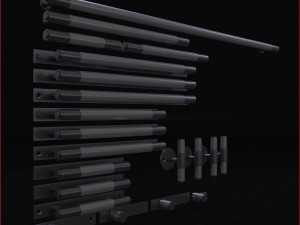 busterpunch kitchen hardware Modello 3D