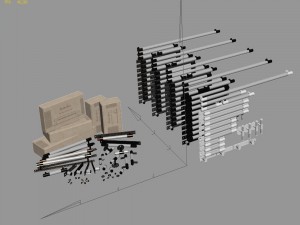 busterpunch kitchen hardware Modello 3D