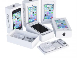 full complect apple iphone 5s 3D Model