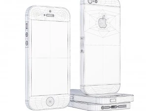 full complect apple iphone 5s 3D Model