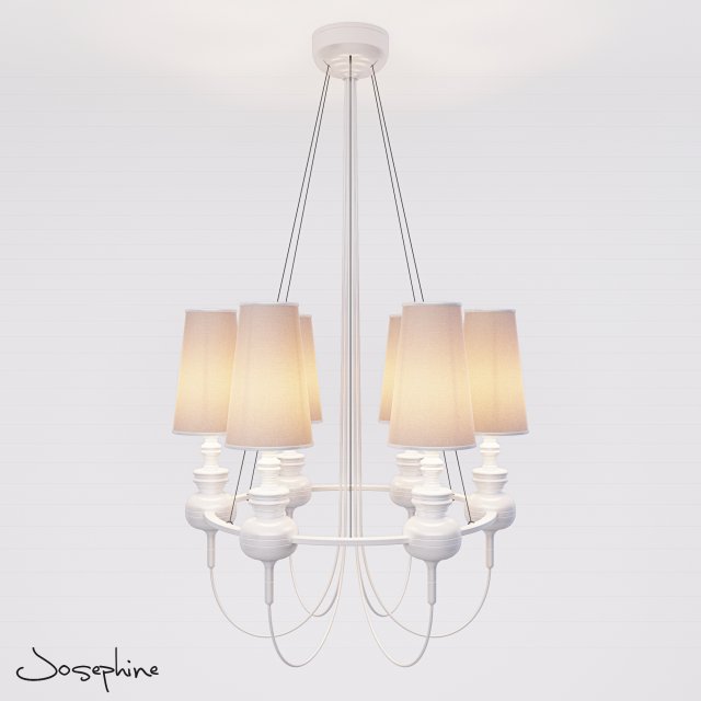 josephine queen 6 3D Model .c4d .max .obj .3ds .fbx .stl .blend 