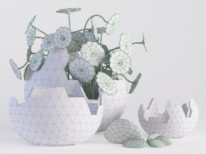 ceramic vases punisi 3D 모델