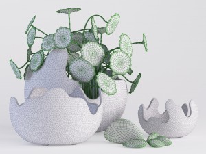 ceramic vases punisi 3D 모델