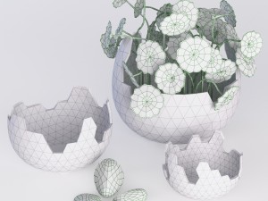 ceramic vases punisi 3D 모델