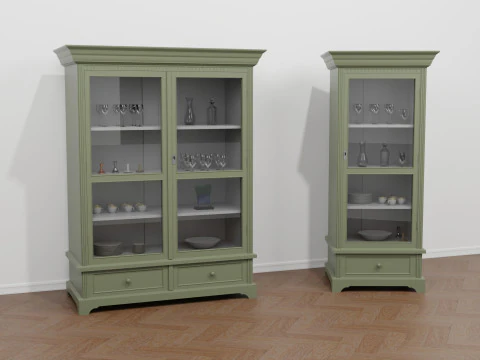 Lemari antik Model 3D