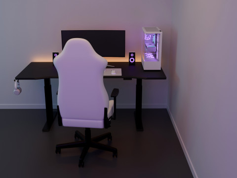Gaming Setup 3D Model