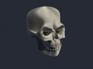 evil skull 3Dモデル