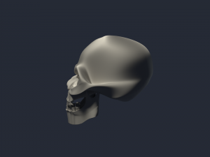 evil skull Modello 3D