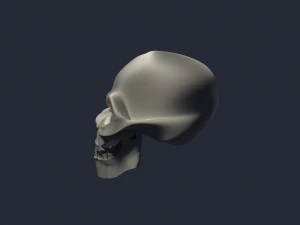 zła czaszka Model 3D