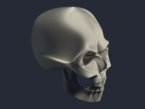 zła czaszka Model 3D