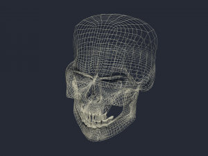 evil skull Modello 3D