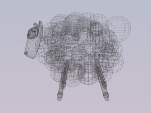 cute sheep Model 3D
