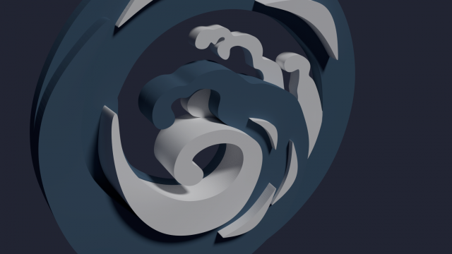 wave 3D 模型 .c4d .max .obj .3ds .fbx .stl .blend 