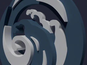 vague Modèle 3D