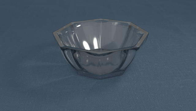 glass bowl Model 3D .c4d .max .obj .3ds .fbx .stl .blend