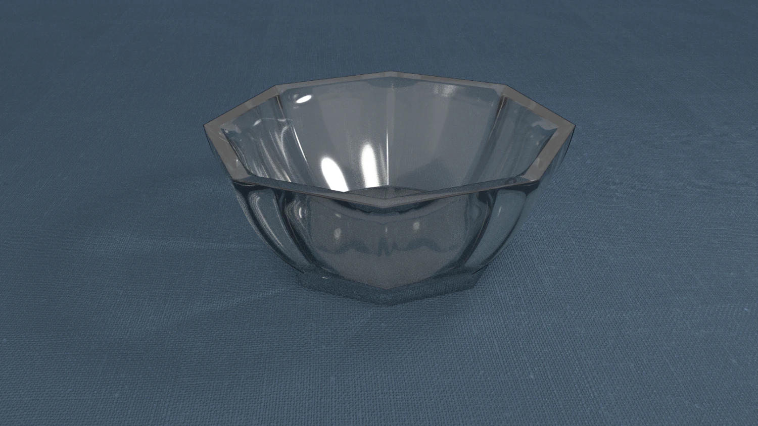 glass bowl 3D Model .c4d .max .obj .3ds .fbx .stl .blend 