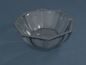 glass bowl Model 3D