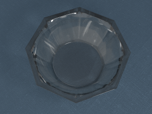 glass bowl Model 3D
