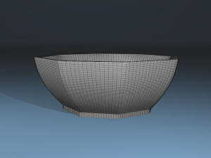 glass bowl Model 3D