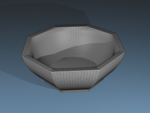 glass bowl Model 3D