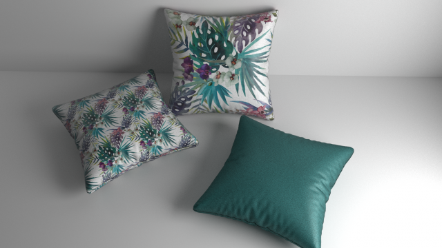 pillows 3D Model .c4d .max .obj .3ds .fbx .stl .blend 