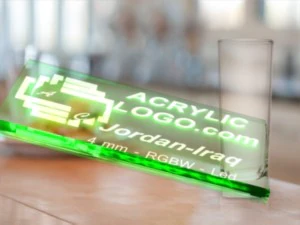 acrylic with led signs 3D Model