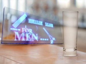 acrylic with led signs Model 3D