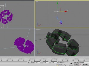 glowing recycle -plastic with green glow 3D Модель