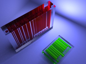barcode with glass advanced lights scenes- updated 3D Model