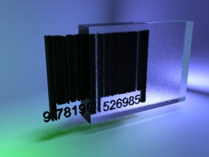 barcode with glass advanced lights scenes- updated 3D Model