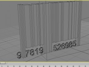 barcode with glass advanced lights scenes- updated 3D Model