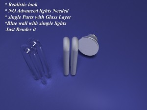 bulb-realistic glass 3D मॉडल