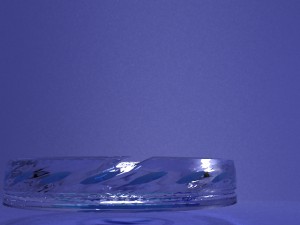 twisted glass ashtray v1 3D Model