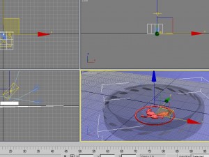 twisted glass ashtray v1 3D Model