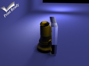 funny sticky on glass 3D-printmodel