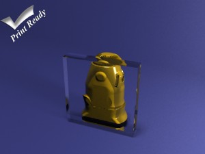 funny sticky on glass 3D-printmodel