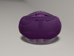 colored glass vase 1 - realistic 3D Model