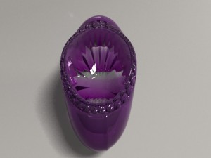 colored glass vase 1 - realistic Modelo 3D