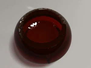 colored glass vase 2 - realistic 3D Model