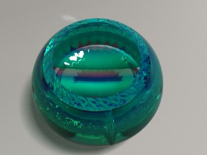 colored glass vase 2 - realistic Modello 3D