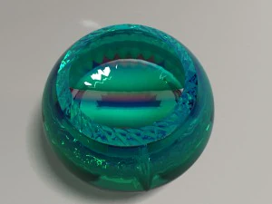 colored glass vase 2 - realistic 3D Model