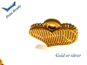 colar com texto &aacute;rabe - amantes iraquianos -2 formas Modelo de Impressão 3D