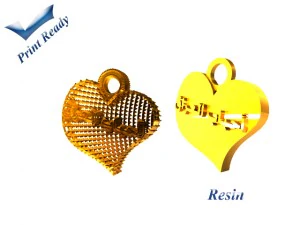 necklace with arabic text - iraqi lovers -2 shapes 3D Print Model