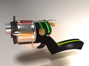 fantasy pistol 3D Model