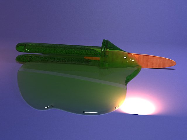 melted bulb ice-cream 3D मॉडल .c4d .max .obj .3ds .fbx .stl .blend 